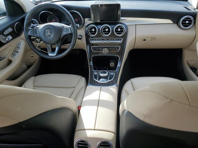 55SWF4KB2HU224901 - 2017 MERCEDES-BENZ C 300 4MATIC SILVER photo 8