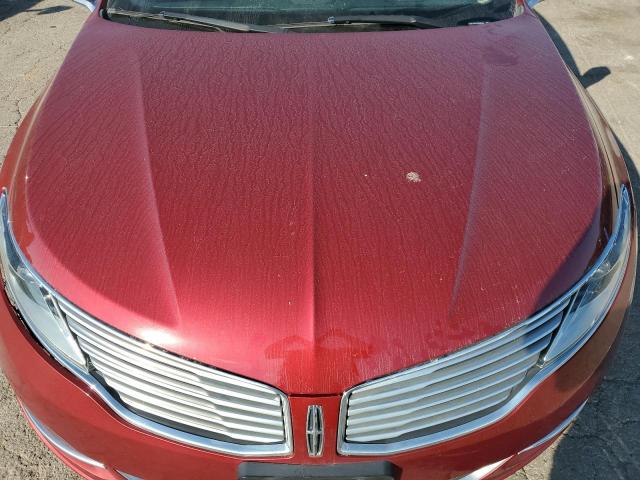 3LN6L2G91GR609234 - 2016 LINCOLN MKZ BURGUNDY photo 11