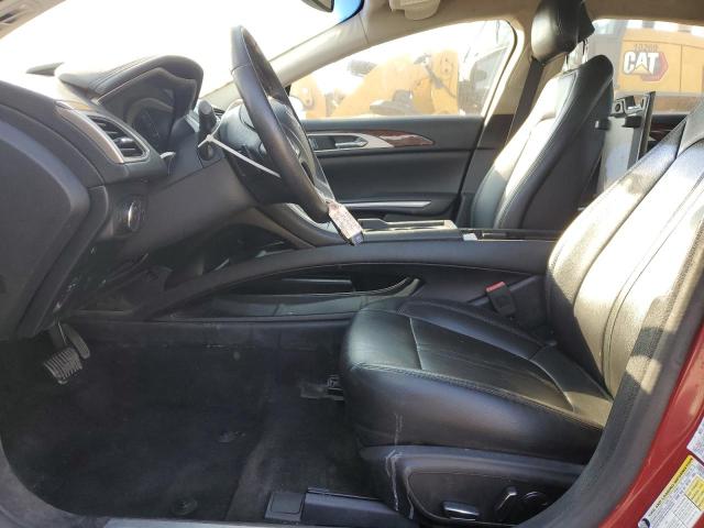 3LN6L2G91GR609234 - 2016 LINCOLN MKZ BURGUNDY photo 7