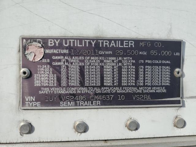 1UYVS2486CM463710 - 2012 UTILITY VS2RA Weiß Foto 10