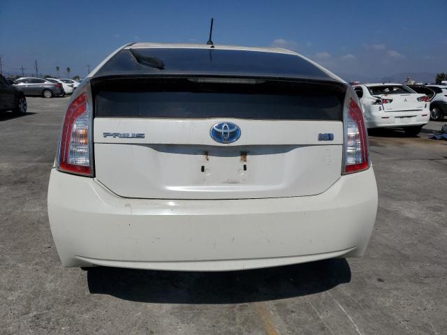 JTDKN3DU2D5573192 - 2013 TOYOTA PRIUS WHITE photo 6