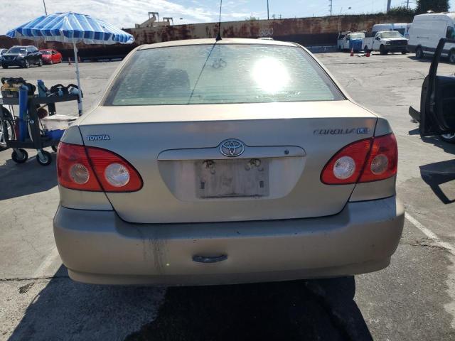 1NXBR32E06Z680021 - 2006 TOYOTA COROLLA CE GOLD photo 6