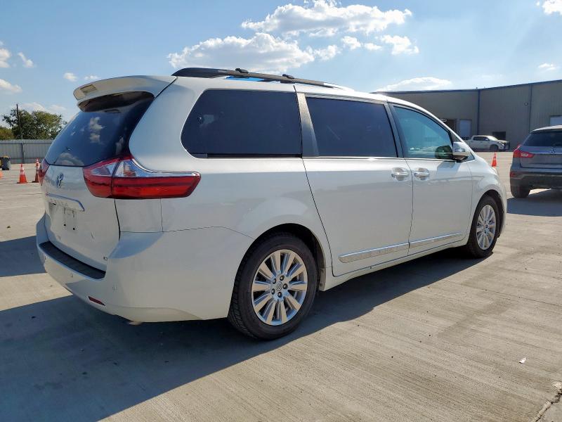 5TDYZ3DC5HS896674 - 2017 TOYOTA SIENNA XLE Білий фото 3