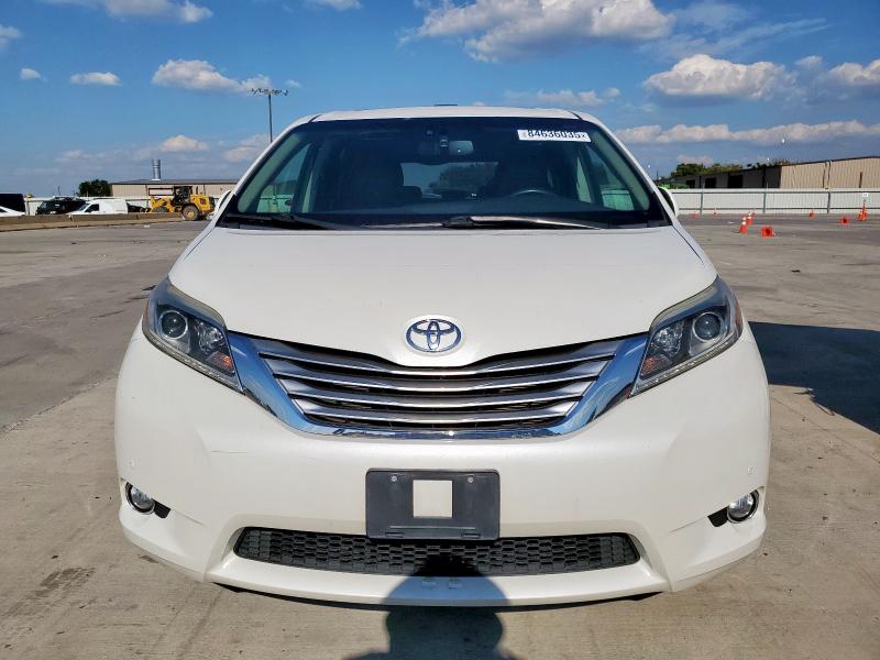 5TDYZ3DC5HS896674 - 2017 TOYOTA SIENNA XLE Білий фото 5