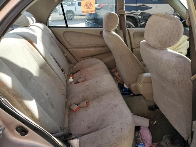 1NXBR12E31Z434450 - 2001 TOYOTA COROLLA CE ვერცხლისფერი ფოტო 10