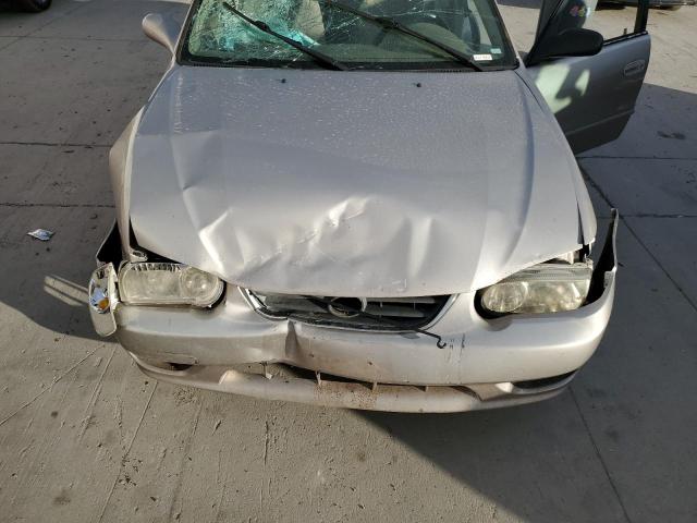 1NXBR12E31Z434450 - 2001 TOYOTA COROLLA CE ვერცხლისფერი ფოტო 11