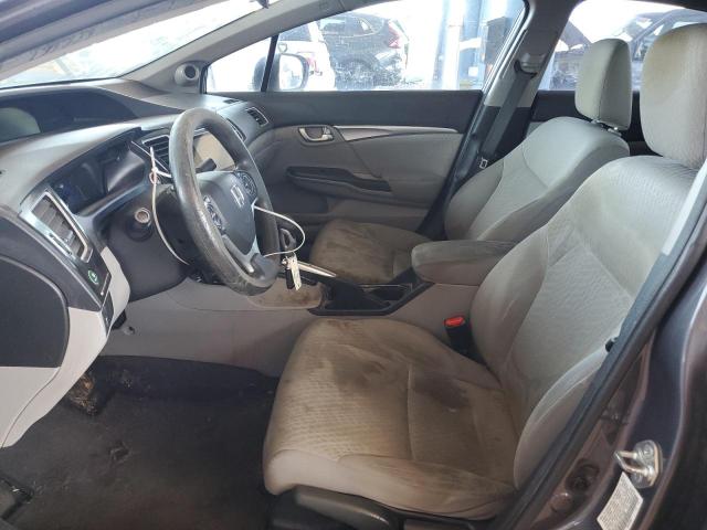19XFB2F83FE271955 - 2015 HONDA CIVIC EX GRAY photo 7