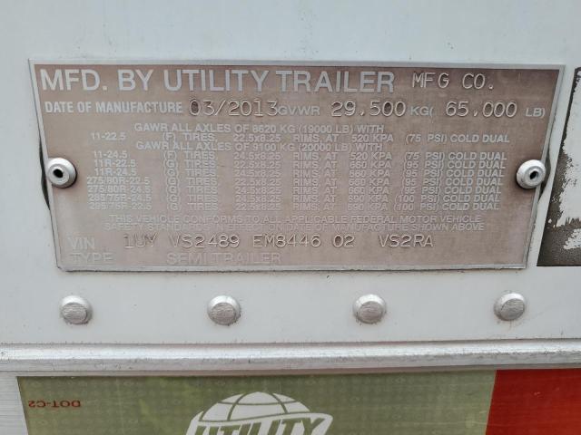 1UYVS2489EM844602 - 2014 UTILITY VS2RA WHITE photo 10