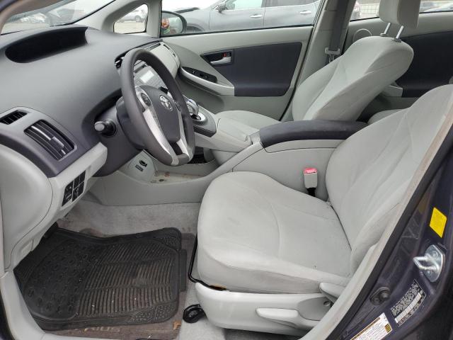 JTDKN3DU7A0224781 - 2010 TOYOTA PRIUS გრაფიტი ფოტო 10