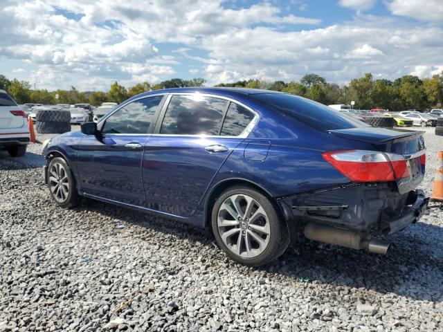 1HGCR2F55EA152103 - 2014 HONDA ACCORD SPORT BLUE photo 2