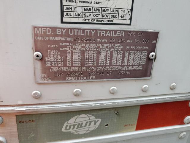 1UYVS2481GM426117 - 2016 UTILITY VS2RA თეთრი ფოტო 10