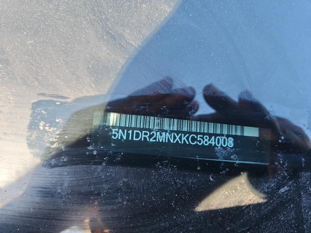 5N1DR2MNXKC584008 - 2019 NISSAN PATHFINDER S Արծաթագույն լուսանկար 13