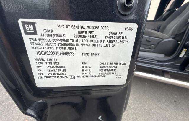 1GCHC23275F948628 - 2005 CHEVROLET SILVERADO C2500 HEAVY DUTY GRAY photo 10