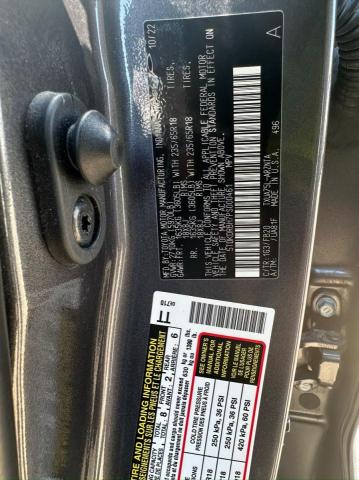 5TDKDRBH7PS000461 - 2023 TOYOTA HIGHLANDER L GRAY photo 10