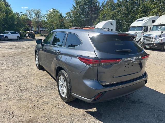 5TDKDRBH7PS000461 - 2023 TOYOTA HIGHLANDER L GRAY photo 3