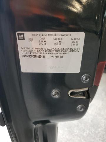 2G1WD58C889153441 - 2008 CHEVROLET IMPALA SUPER SPORT 黑色 照片 12