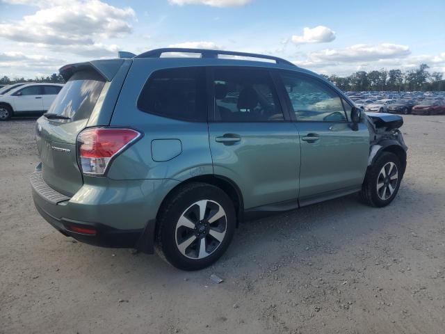 JF2SJAGC9JH602749 - 2018 SUBARU FORESTER 2.5I PREMIUM أخضر صورة 3