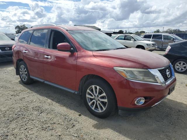 5N1AR2MN4FC611552 - 2015 NISSAN PATHFINDER S RED photo 4