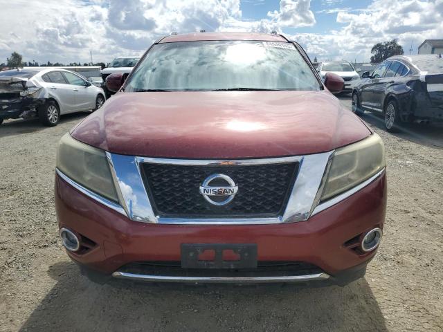 5N1AR2MN4FC611552 - 2015 NISSAN PATHFINDER S RED photo 5