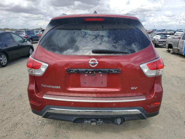 5N1AR2MN4FC611552 - 2015 NISSAN PATHFINDER S RED photo 6
