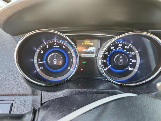 5NPEC4AC6EH845944 - 2014 HYUNDAI SONATA SE RED photo 9