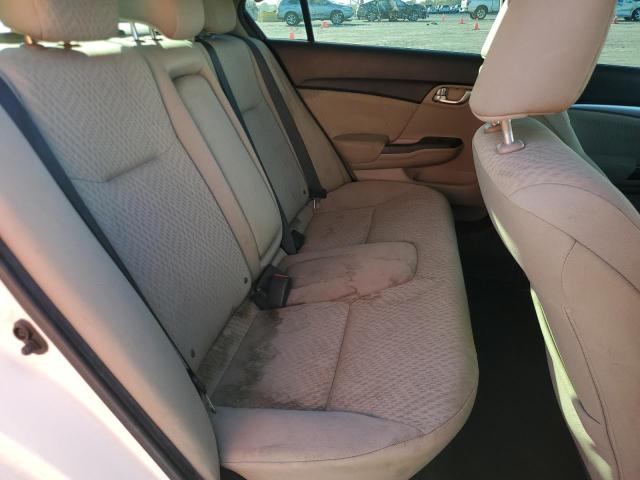 19XFB2F8XEE000549 - 2014 HONDA CIVIC EX WHITE photo 10