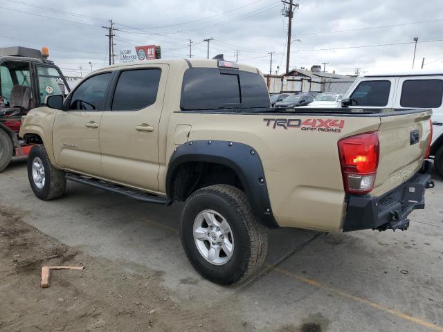 3TMCZ5AN4HM055411 - 2017 TOYOTA TACOMA DOUBLE CAB TAN photo 2