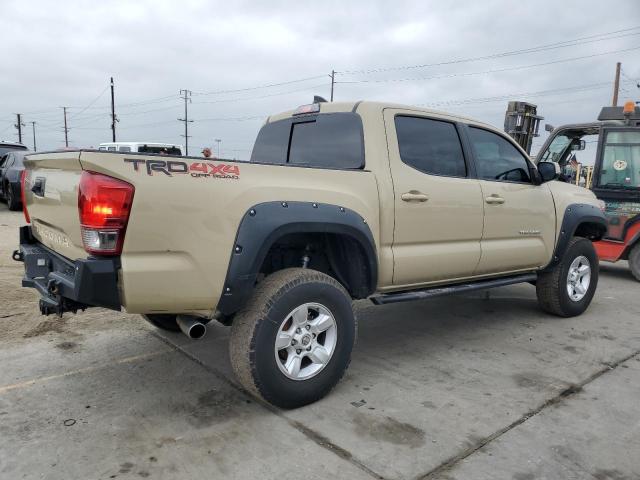 3TMCZ5AN4HM055411 - 2017 TOYOTA TACOMA DOUBLE CAB TAN photo 3