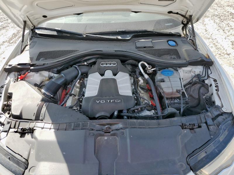 WAUFGAFC6FN037818 - 2015 AUDI A6 PREMIUM PLUS WHITE photo 11