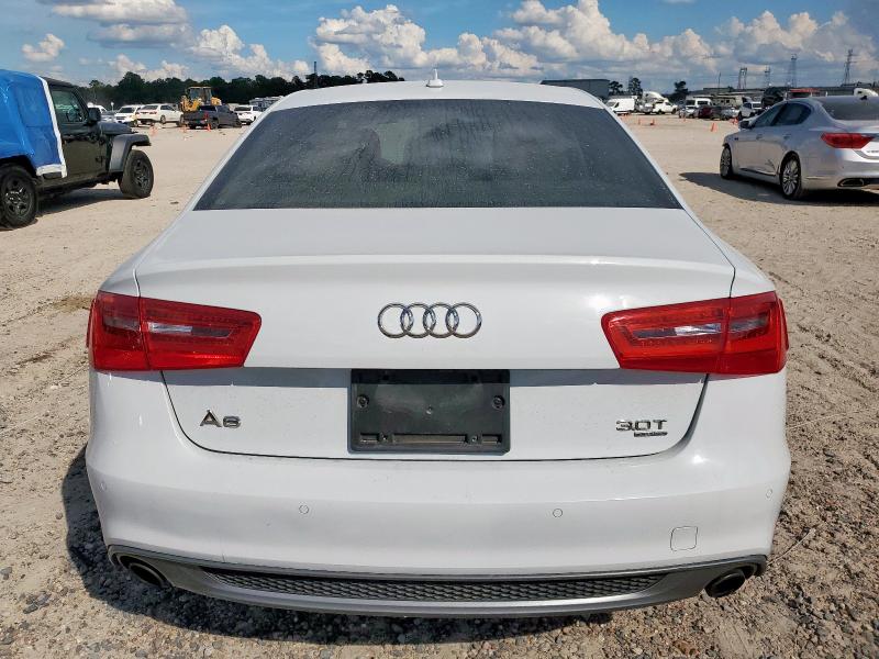 WAUFGAFC6FN037818 - 2015 AUDI A6 PREMIUM PLUS WHITE photo 6