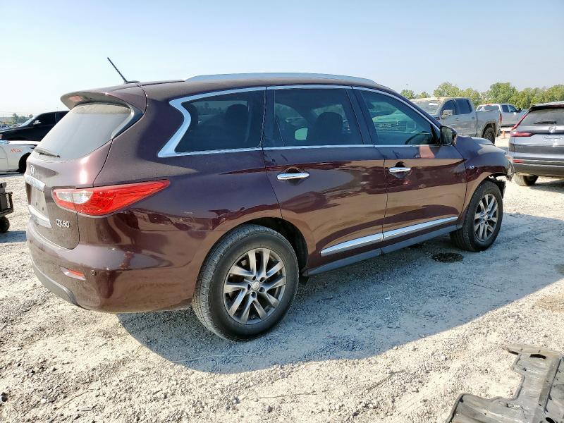 5N1AL0MN9EC554429 - 2014 INFINITI QX60 BURGUNDY photo 3