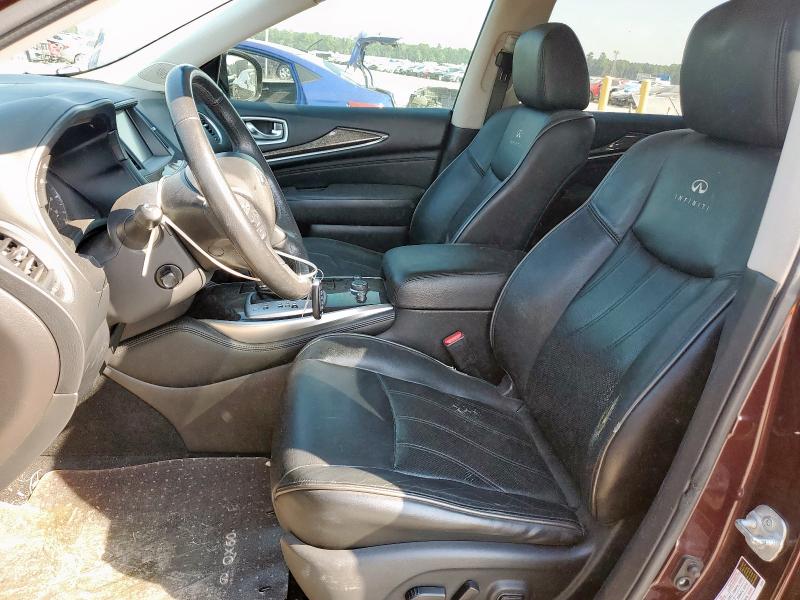 5N1AL0MN9EC554429 - 2014 INFINITI QX60 BURGUNDY photo 7
