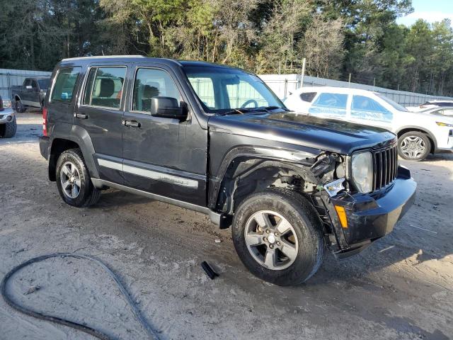 1J8GP28K68W153043 - 2008 JEEP LIBERTY SPORT 黑色 照片 4