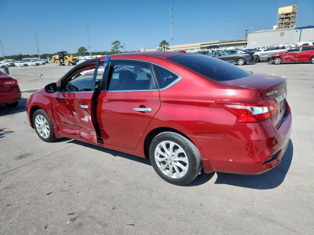 3N1AB7AP1JY282470 - 2018 NISSAN SENTRA S Czerwony zdjęcie 2