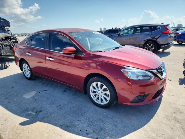 3N1AB7AP1JY282470 - 2018 NISSAN SENTRA S Czerwony zdjęcie 4