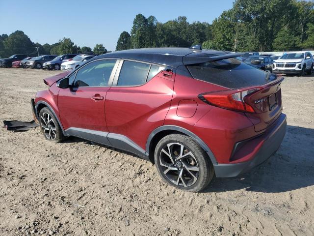 JTNKHMBX6K1027084 - 2019 TOYOTA C-HR XLE წითელი ფოტო 2