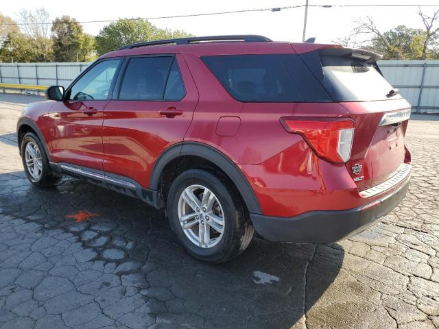 1FMSK8DH5MGA54596 - 2021 FORD EXPLORER XLT წითელი ფოტო 2