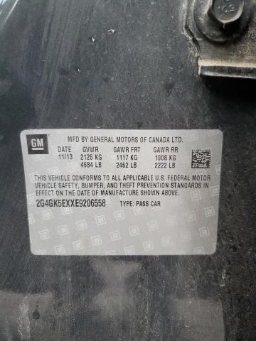 2G4GK5EXXE9206558 - 2014 BUICK REGAL 灰色 照片 12