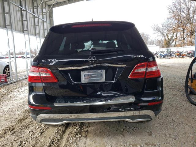 4JGDA5HB3CA008833 - 2012 MERCEDES-BENZ ML 350 4MATIC BLACK photo 6