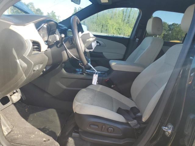 1GNEVGKW3NJ180911 - 2022 CHEVROLET TRAVERSE LT BLACK photo 7