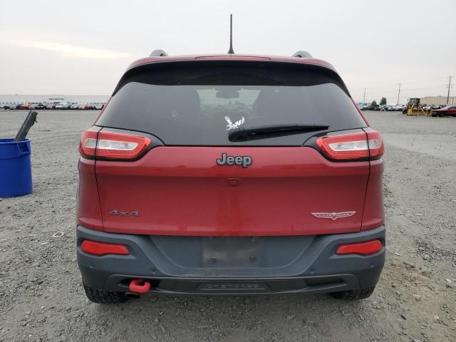 1C4PJMBB4HD226418 - 2017 JEEP CHEROKEE TRAILHAWK RED photo 6