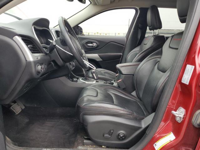 1C4PJMBB4HD226418 - 2017 JEEP CHEROKEE TRAILHAWK RED photo 7