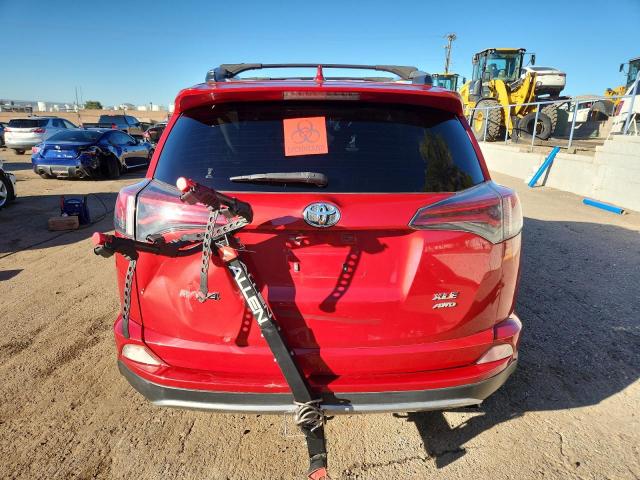 JTMRFREV0HJ173490 - 2017 TOYOTA RAV4 XLE RED photo 6