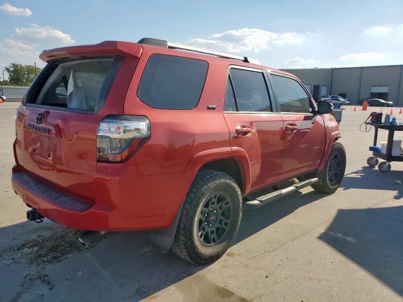 JTEFU5JR5N5269237 - 2022 TOYOTA 4RUNNER SR5 RED photo 3