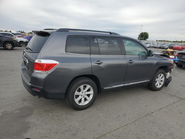 5TDZK3EH8DS133075 - 2013 TOYOTA HIGHLANDER BASE Szary zdjęcie 3