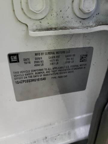 1G4ZP5SS3HU161649 - 2017 BUICK LACROSSE ESSENCE Ağ foto 12