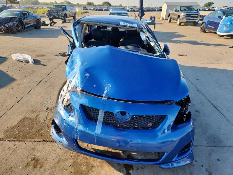 1NXBU4EE3AZ316250 - 2010 TOYOTA COROLLA BASE Mavi foto 5