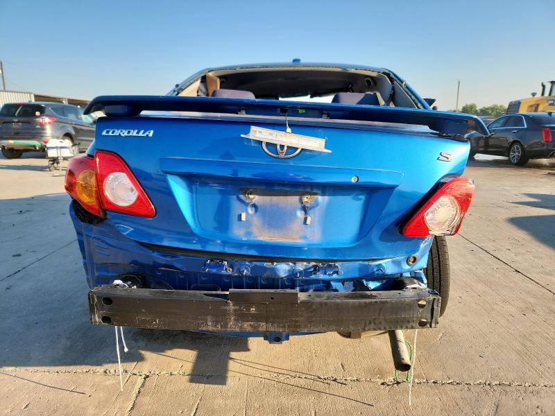 1NXBU4EE3AZ316250 - 2010 TOYOTA COROLLA BASE Mavi foto 6