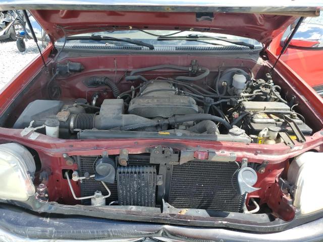 5TBRT341X1S204881 - 2001 TOYOTA TUNDRA ACCESS CAB Червоний фото 11