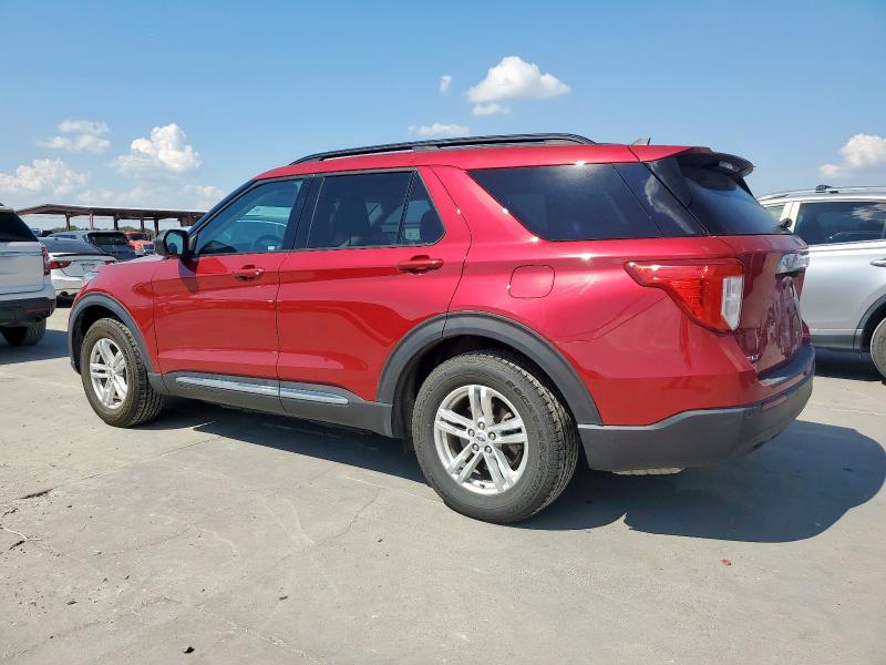 1FMSK7DH5MGA81369 - 2021 FORD EXPLORER XLT RED photo 2